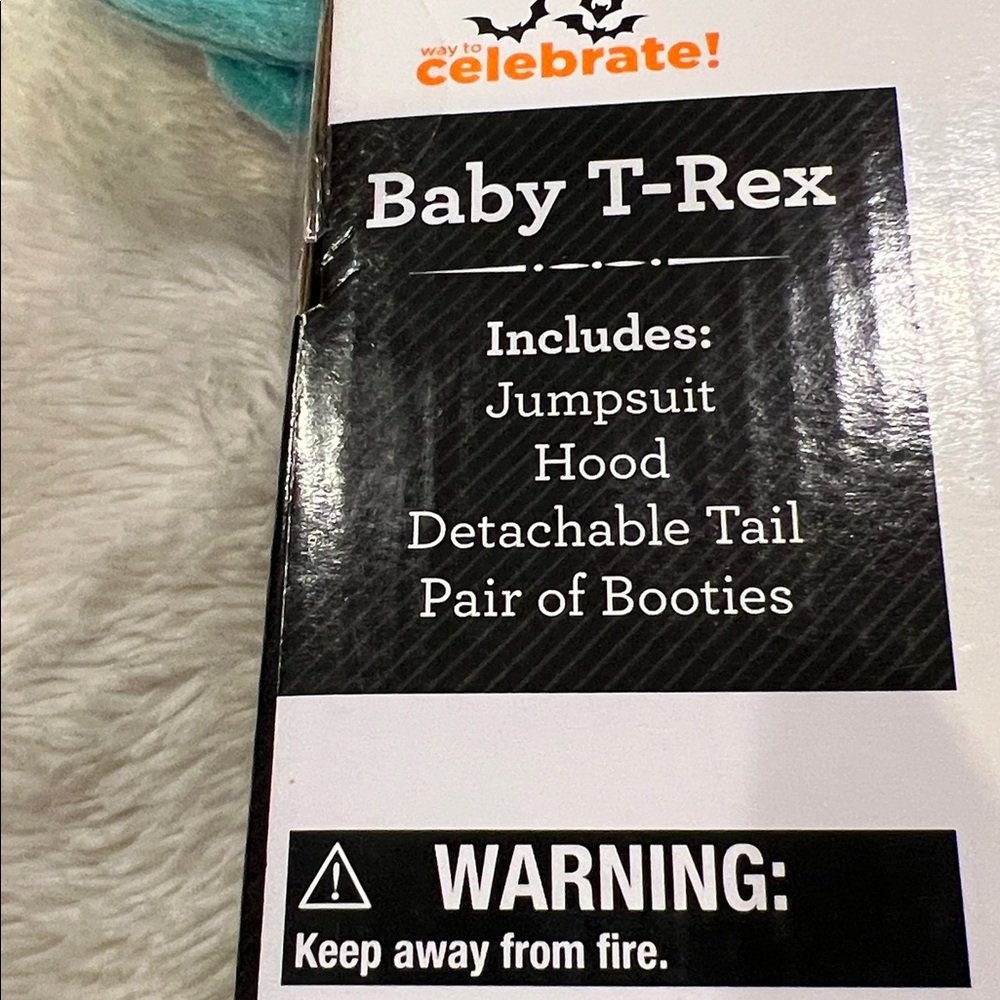 Infant Baby T-Rex Costume 0-6 months - Picture 3 of 4